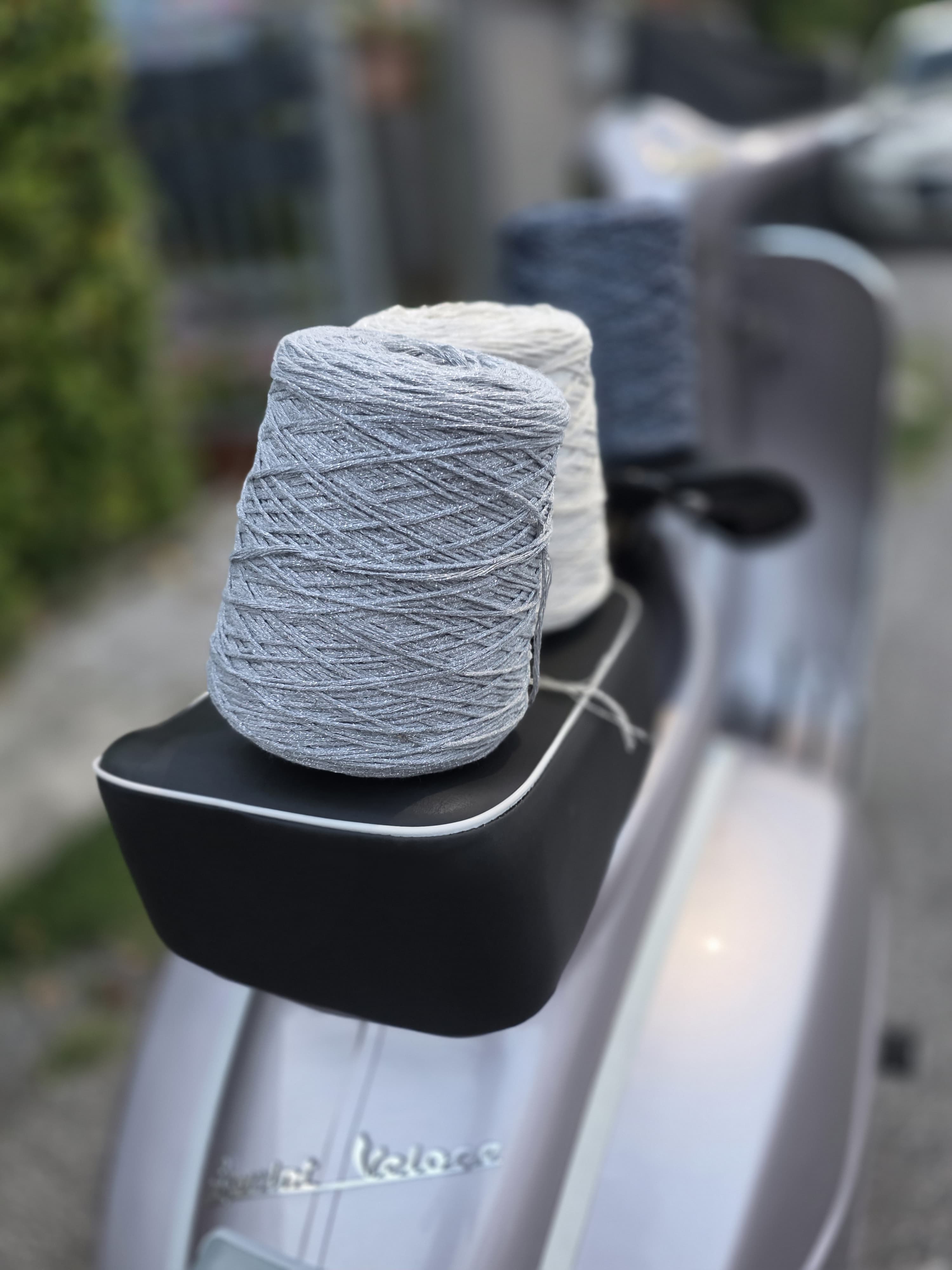 Filato Cotone Misto -Macramé con Lurex