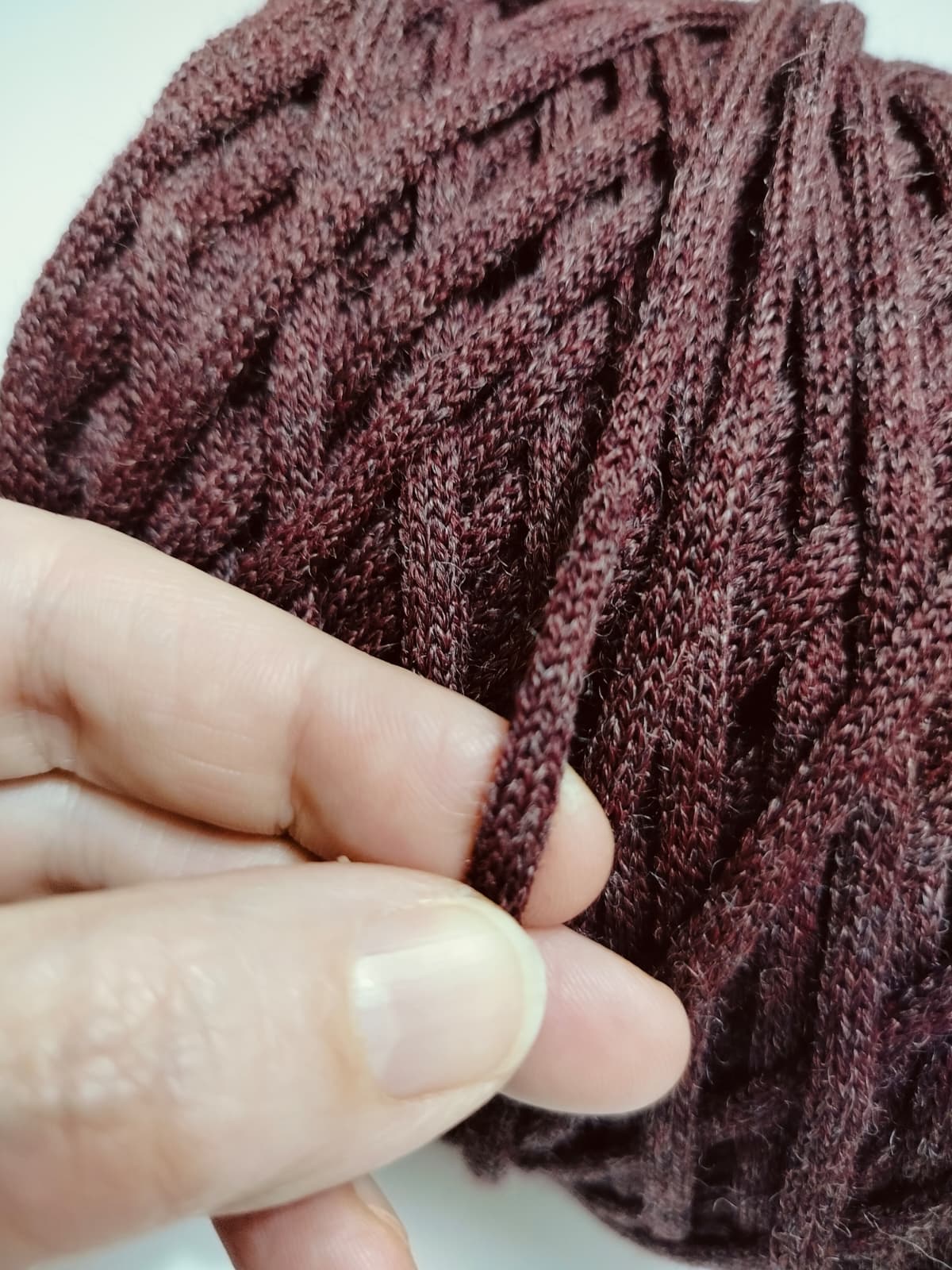Cotone fettuccia 5mm panna