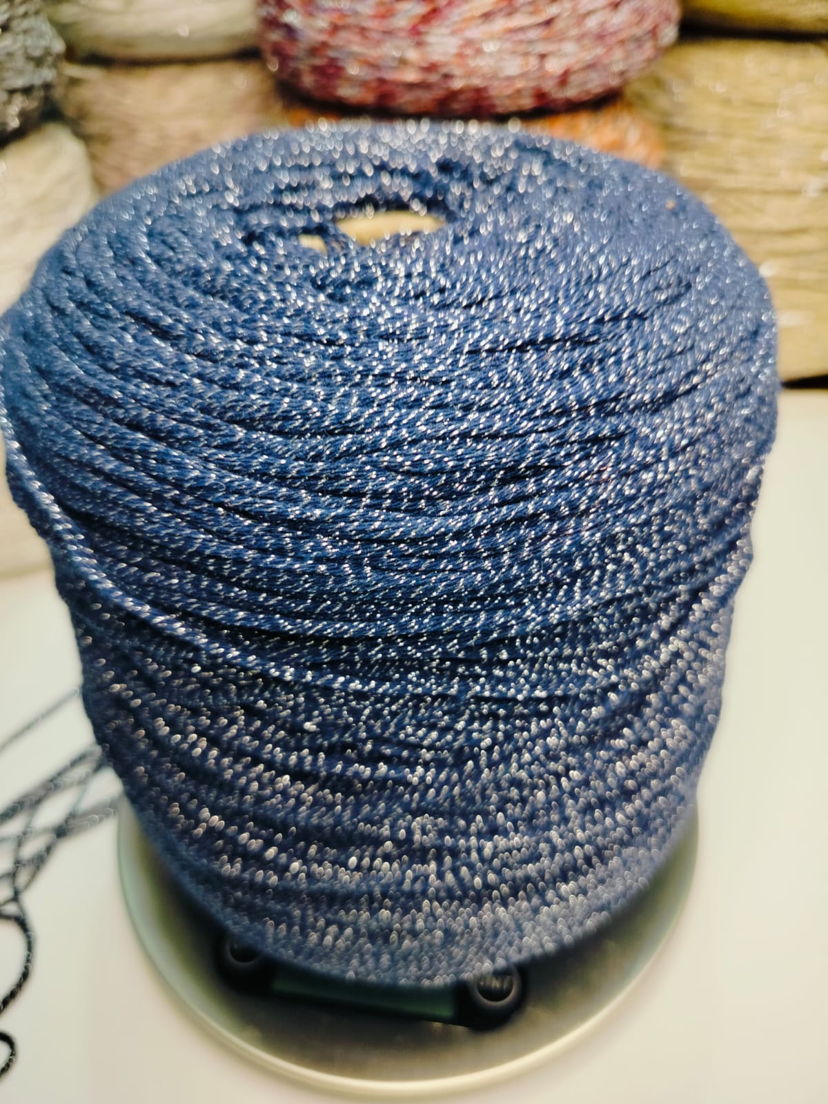 Filato Cotone Misto -Macramé con Lurex