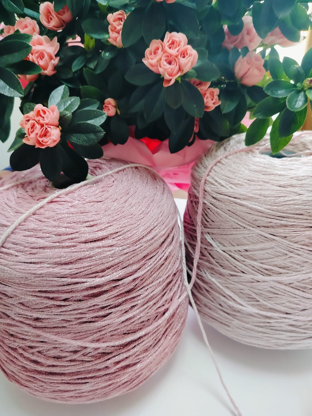 Filato Cotone Misto -Macramé con Lurex