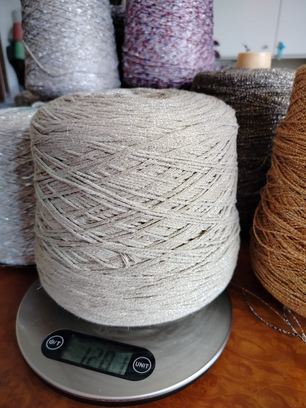 Filato Cotone Misto -Macramé con Lurex