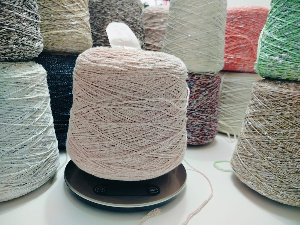 Filato Cotone Misto -Macramé con Lurex